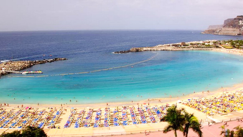 Playa di Amadores La spiaggia di amadores gran canaria