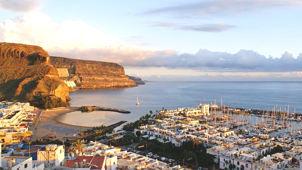 Playa de Puerto de Mogan La spiaggia di Playa de Puerto de Mogan
